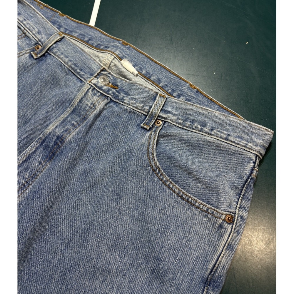 Vintage 80s Levi's 501 Button Fly Denim Jeans Straight Leg 38x30 Mint Condition - Picture 4 of 16